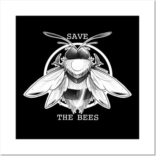 save the bees Posters and Art